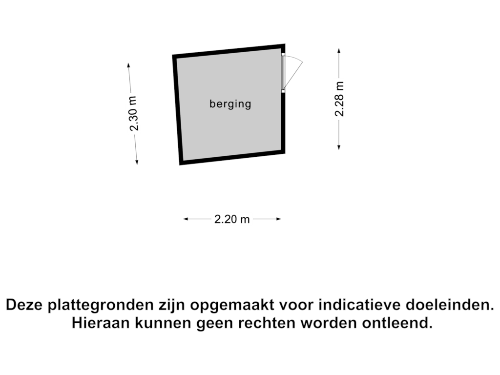 Bekijk plattegrond van Berging van Dorp 87