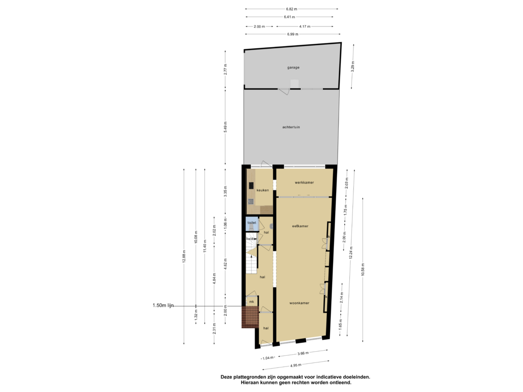 Bekijk plattegrond van Begane grond van Bergsingel 220-B