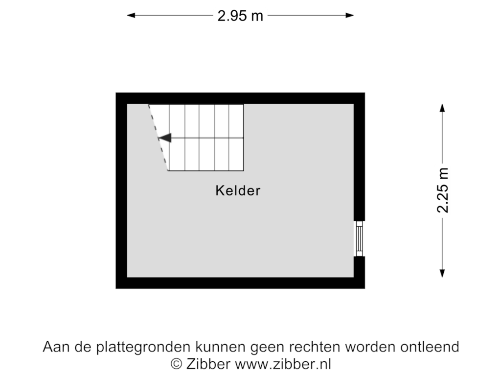 Bekijk plattegrond van Kelder van Kerkstraat 20