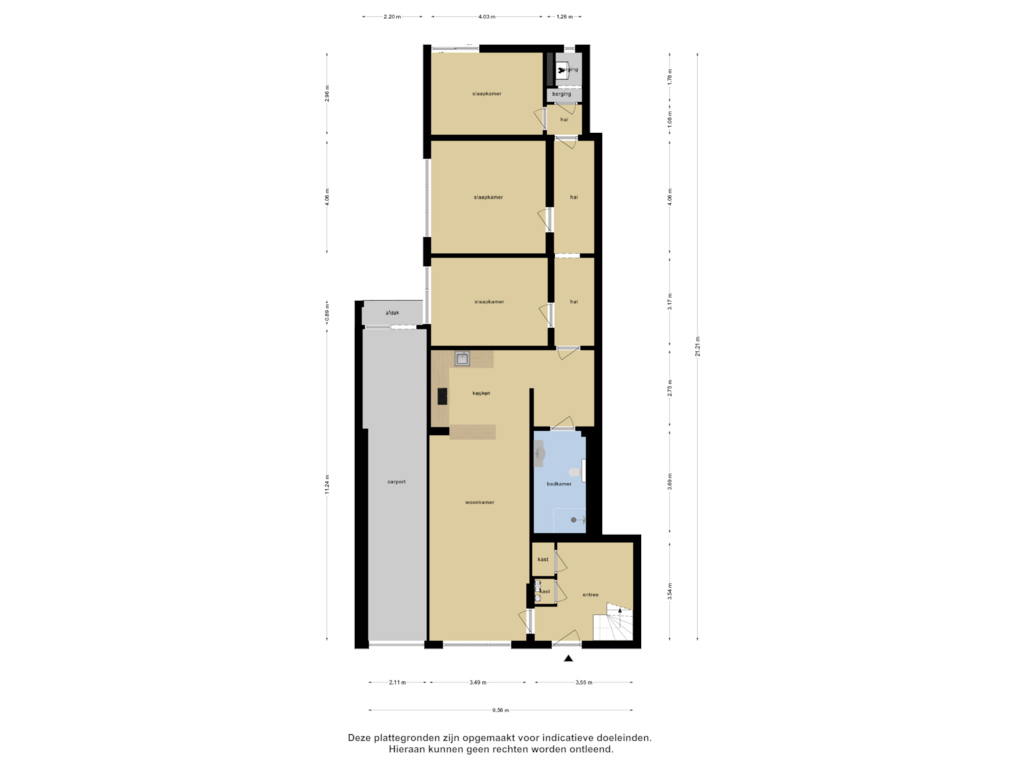 Bekijk plattegrond van Appartement van Oostdam 51-A