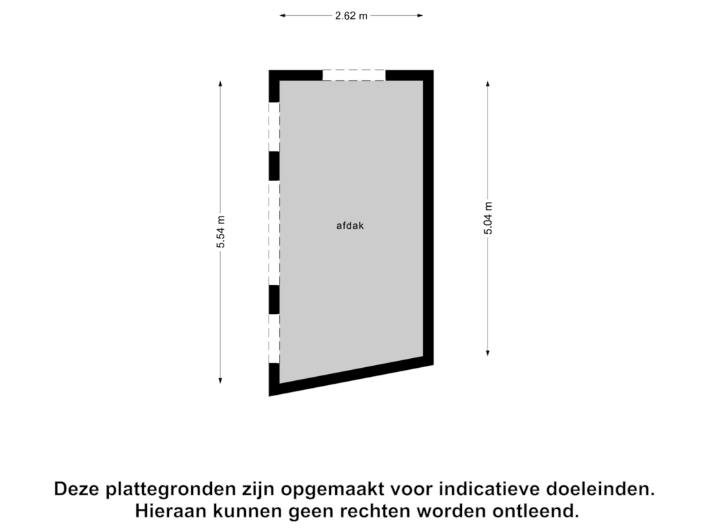 Bekijk plattegrond van Afdak van Oostdam 51-A