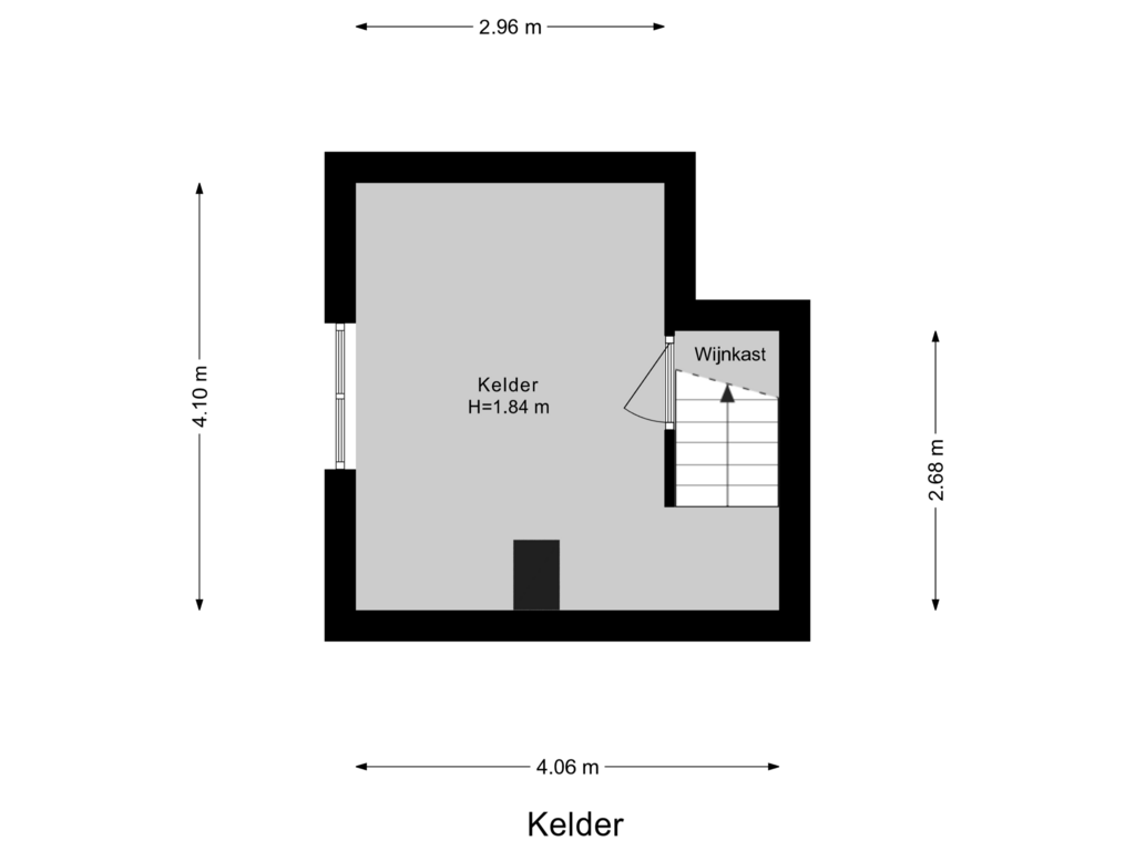 Bekijk plattegrond van Kelder van Zutphensestraat 10