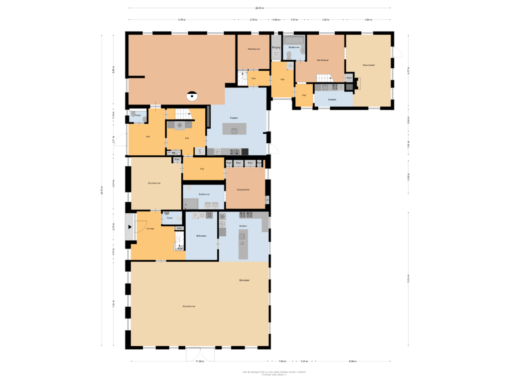 Bekijk plattegrond van Begane Grond van Kallenbroekerweg 173