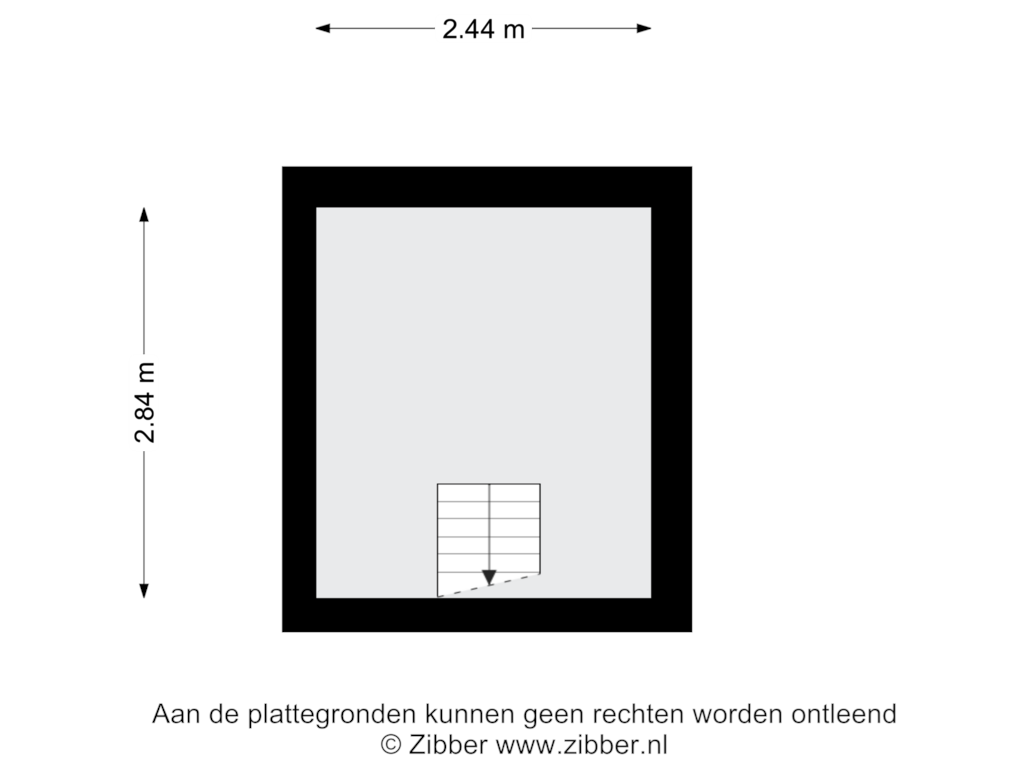 Bekijk plattegrond van Kelder van Kallenbroekerweg 173