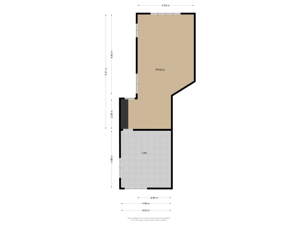 Bekijk plattegrond van Berging 2 van Heistraat 126