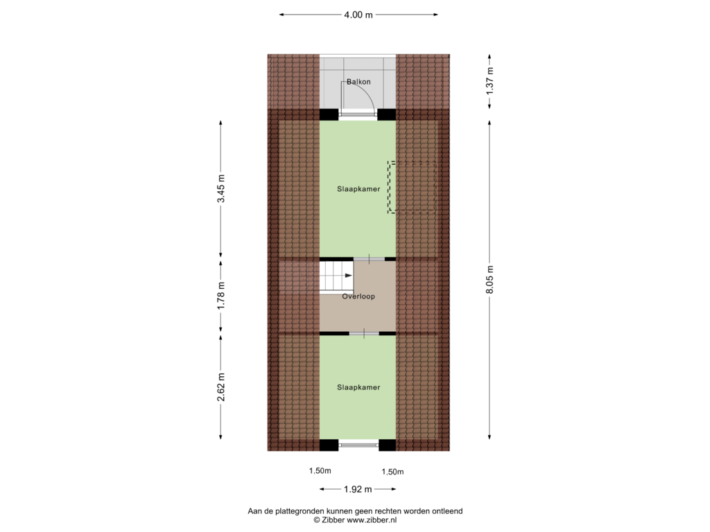 View floorplan of Eerste Verdieping of Breukinkweg 3-16