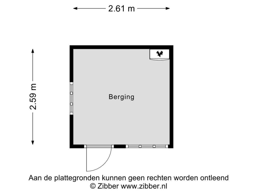 View floorplan of Berging of Breukinkweg 3-16