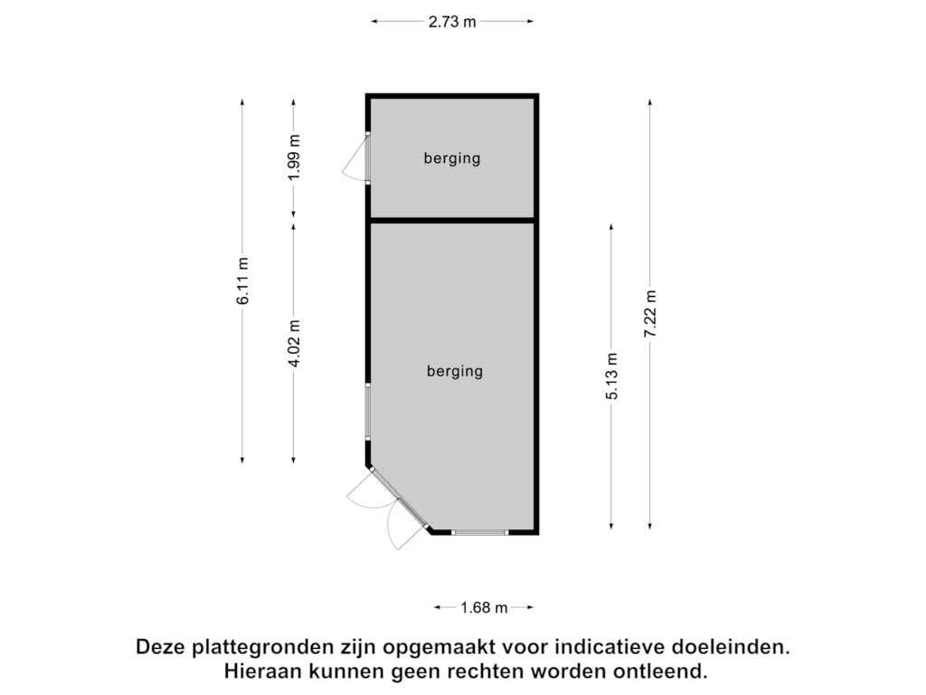 Bekijk plattegrond van Berging van Schutselaan 2