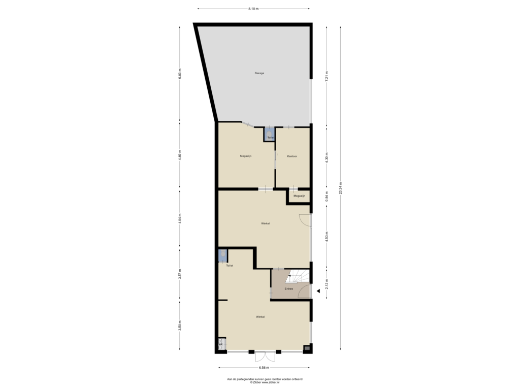 View floorplan of Begane grond of Eendrachtstraat 50