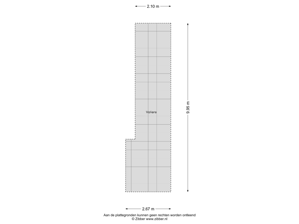 Bekijk plattegrond van Voliere van Nieuweweg 85