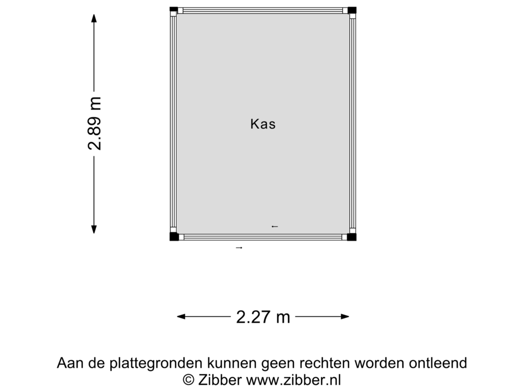 Bekijk plattegrond van Kas van Nieuweweg 85