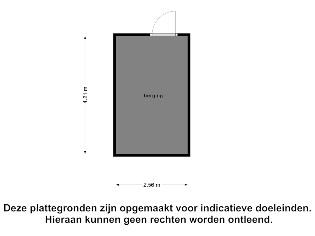 Bekijk plattegrond van Berging van Lange Geere 3-C