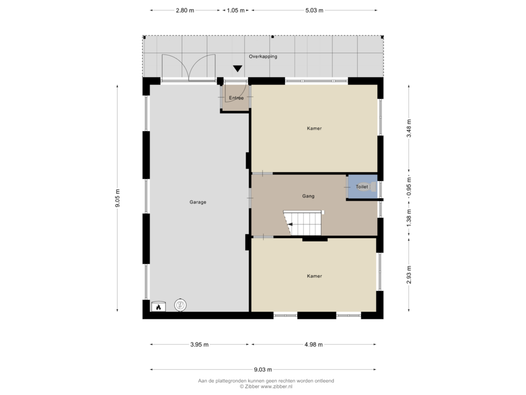 Bekijk plattegrond van Souterrain van Doeldijk 5