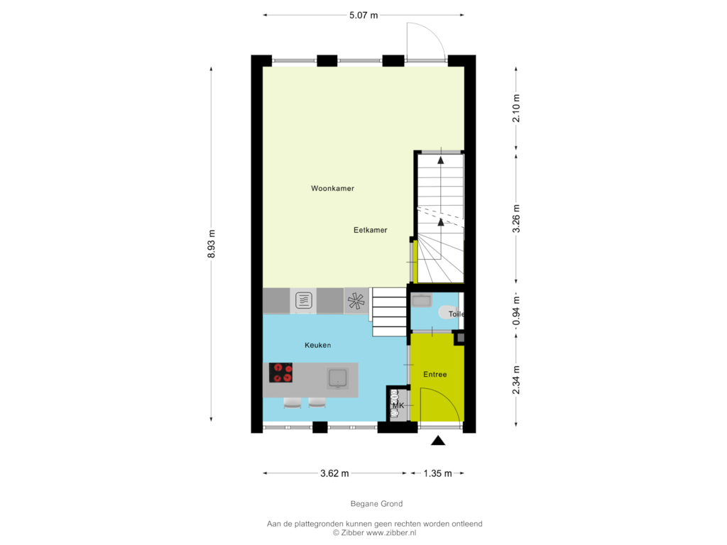 View floorplan of Begane Grond of Kwietheuvel 82