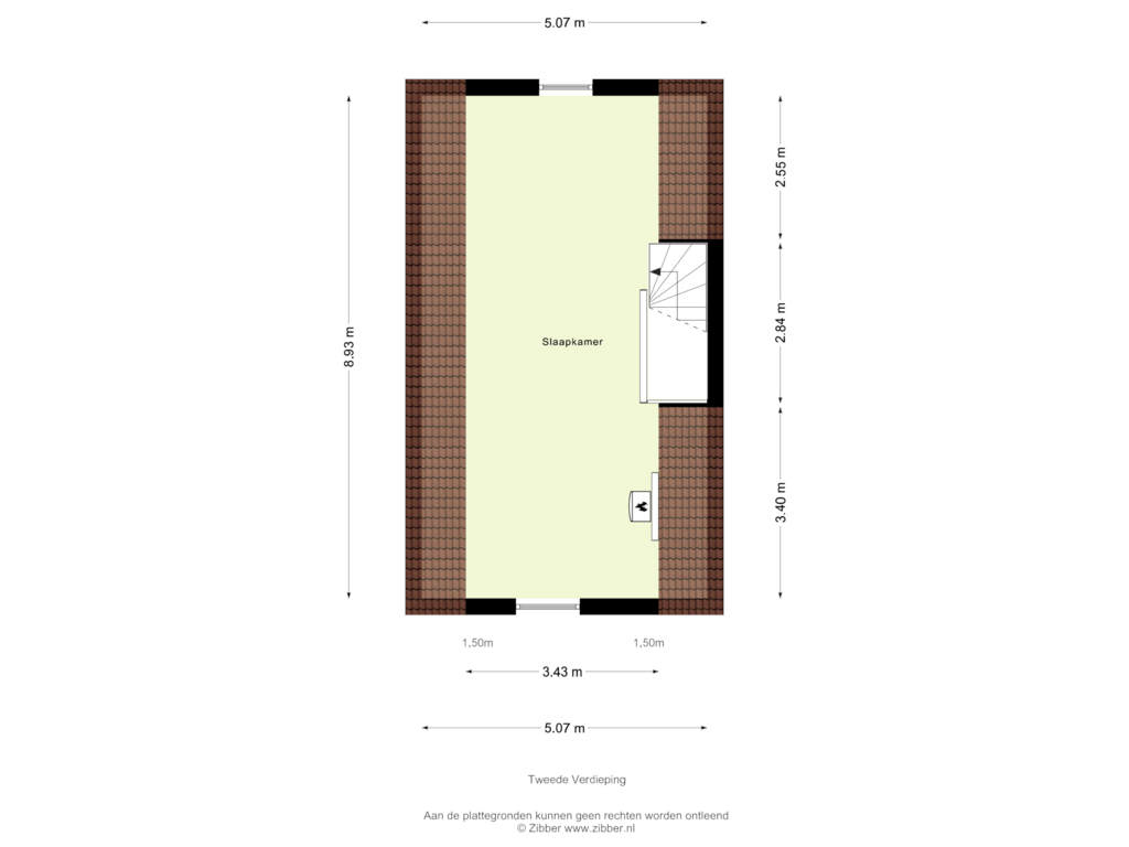 View floorplan of Tweede Verdieping of Kwietheuvel 82