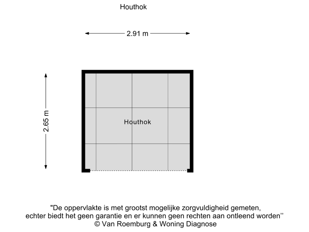 View floorplan of Houthok of Drosteweg 34