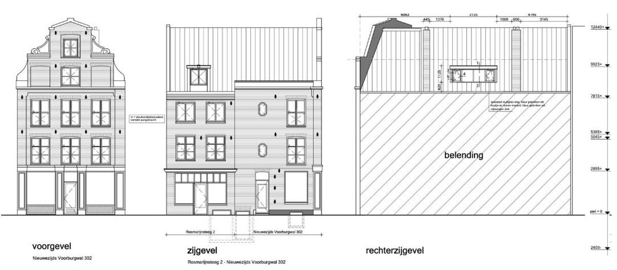 Bekijk foto 3 van Nieuwezijds Voorburgwal 302, Rosmarijnsteeg