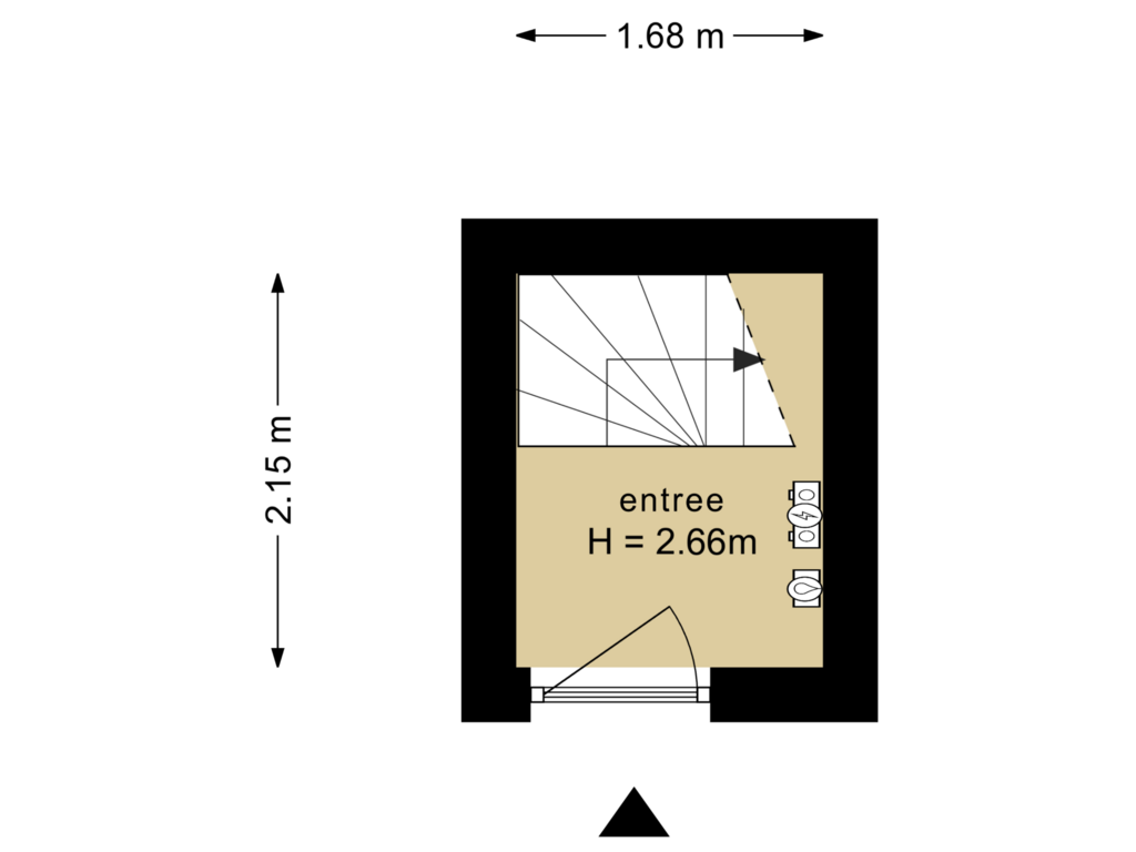 View floorplan of Begane Grond of Van Ruysbroekstraat 81