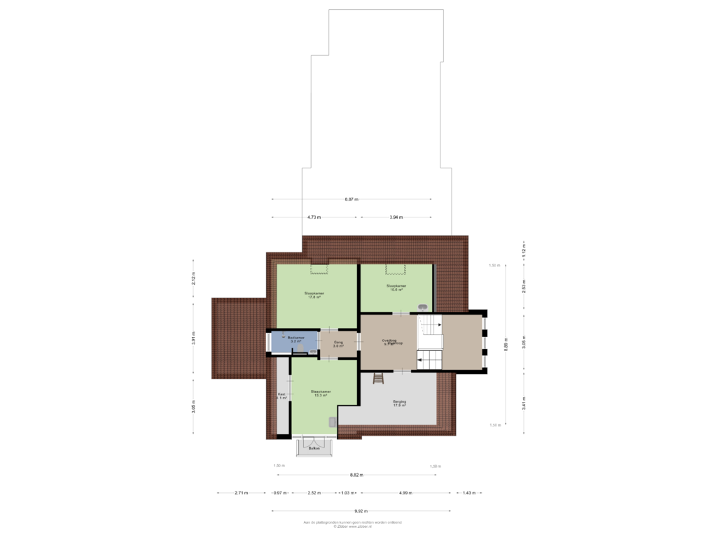 Bekijk plattegrond van Eerste verdieping van Wierde 31