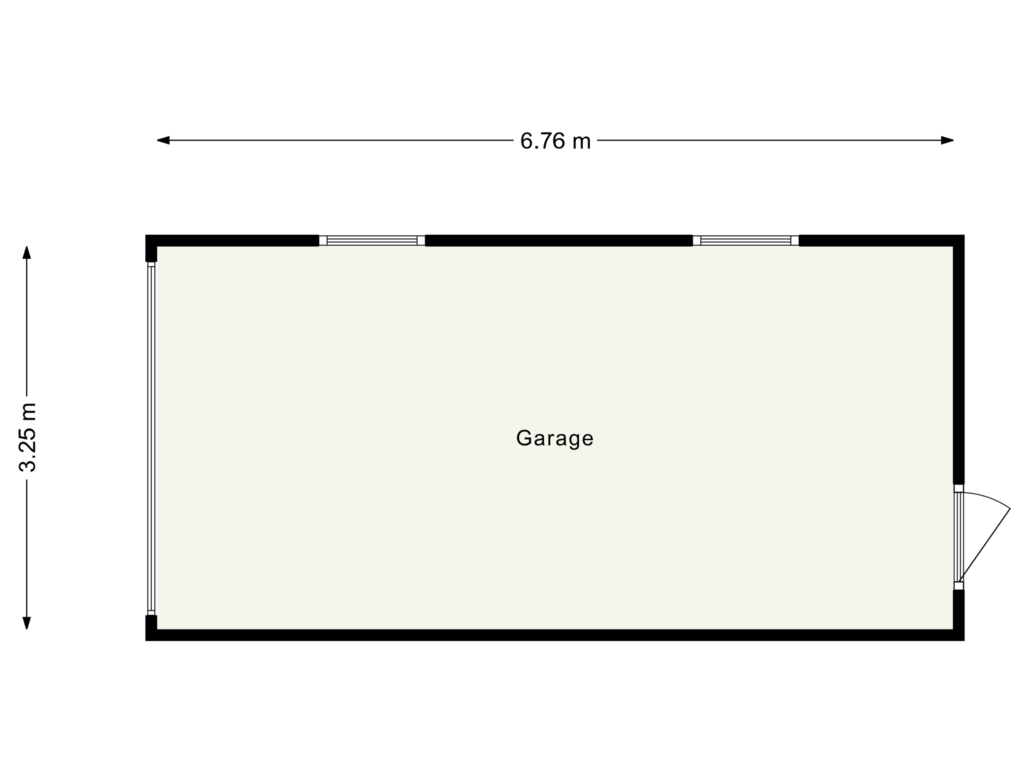 Bekijk plattegrond van Garage van Bakkerspad 3