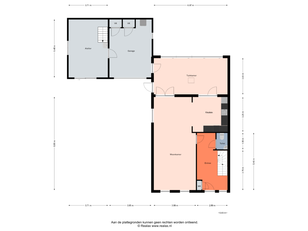 View floorplan of Begane grond nr 20 of Urnenveldweg 20