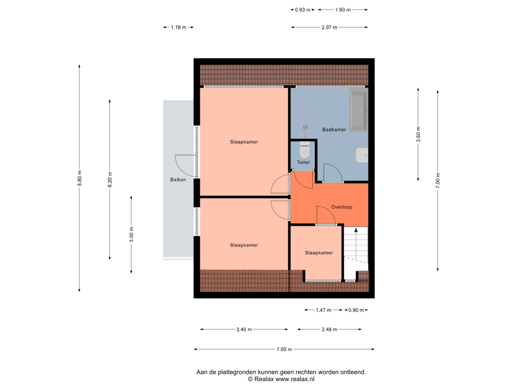 View floorplan of Verdieping 1 nr 20 of Urnenveldweg 20