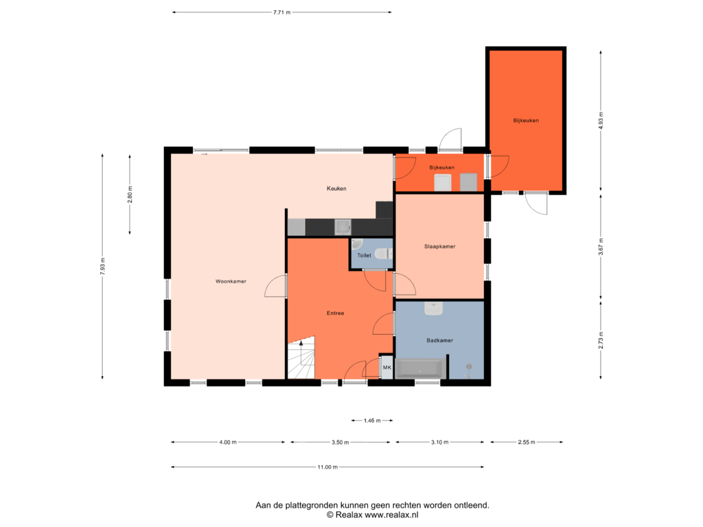 View floorplan of Begane grond nr 20a of Urnenveldweg 20