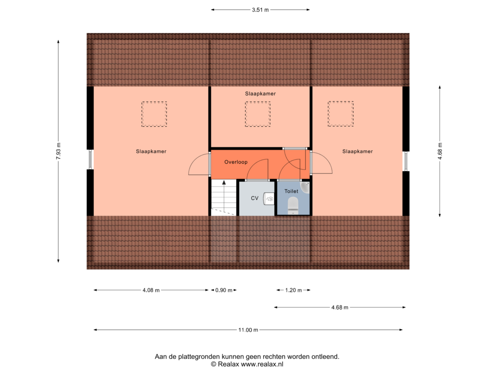 View floorplan of Verdieping nr 20a of Urnenveldweg 20