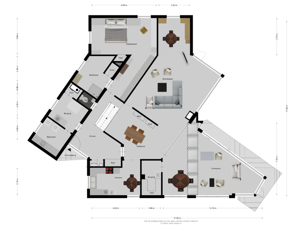 View floorplan of Begane Grond of Utrechtseweg 9-A