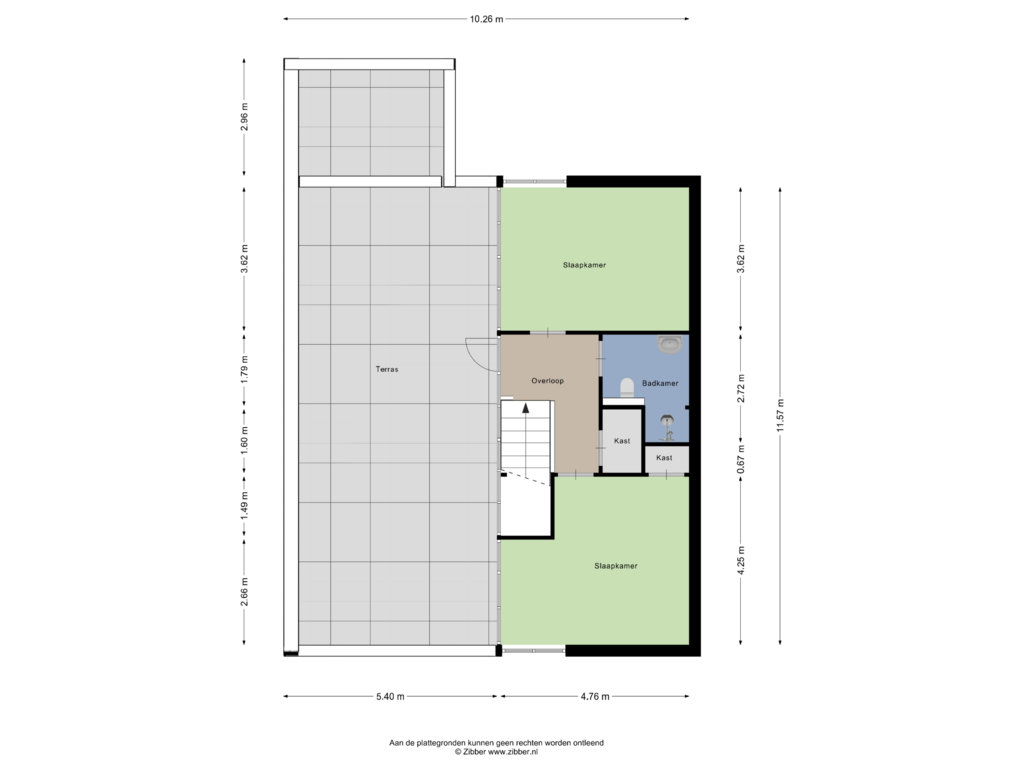 Bekijk plattegrond van Eerste verdieping van Stedewaarts 85