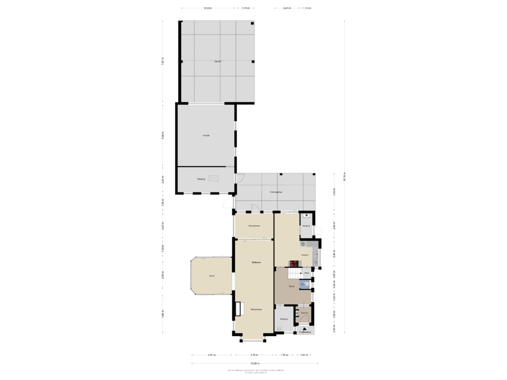 View floorplan of Begane Grond of van Scheltingalaan 22