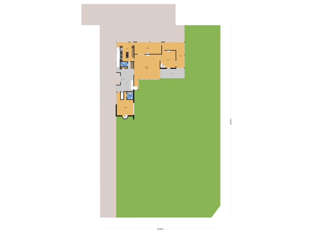 Bekijk plattegrond van Situatie van Dennenlaan 7