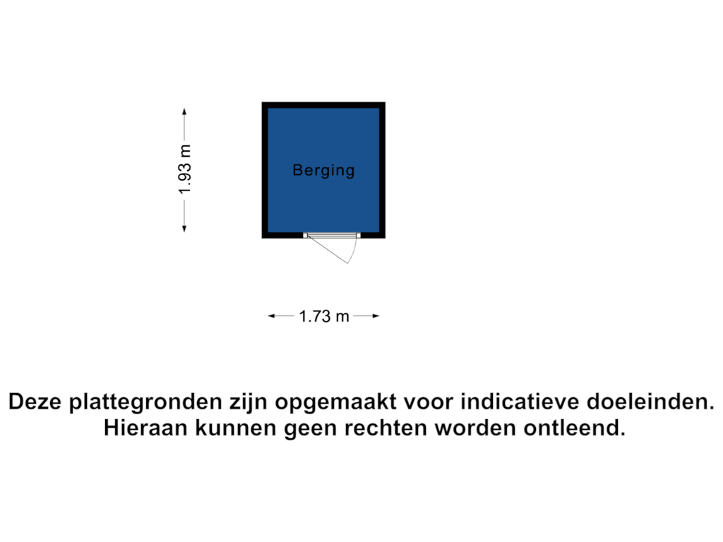 Bekijk plattegrond van Berging van Oostmaaslaan 388