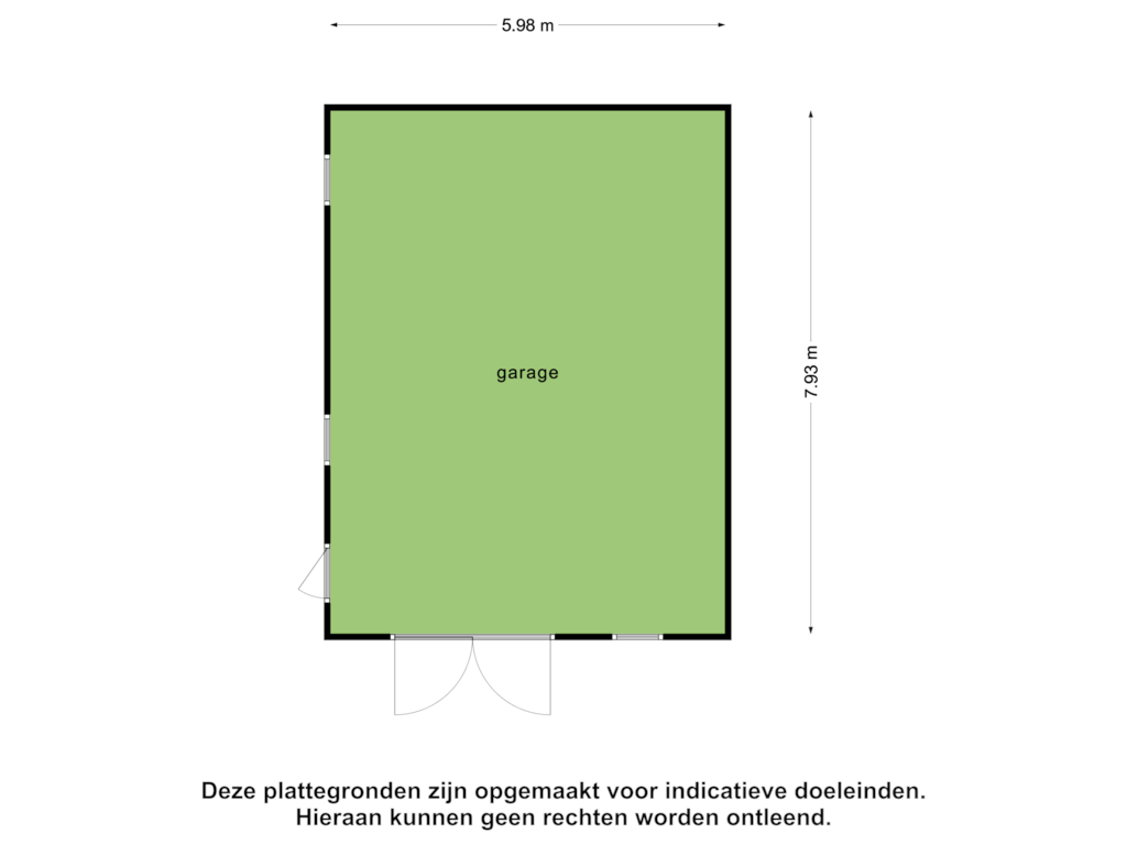 Bekijk plattegrond van Garage van Eemdijk 86