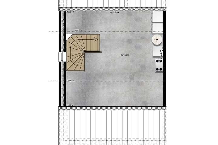 Bekijk foto 10 van Type C1 Halfvrijstaande woningen (Bouwnr. 9)