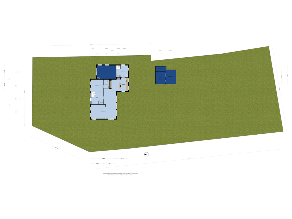 View floorplan of Overzicht woning of Broekermeerdijk 23-A