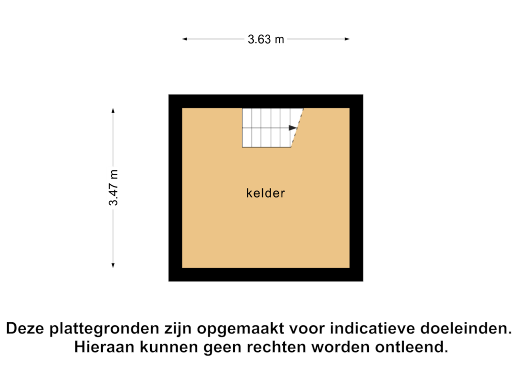 Bekijk plattegrond van Kelder van St. Janstraat 14