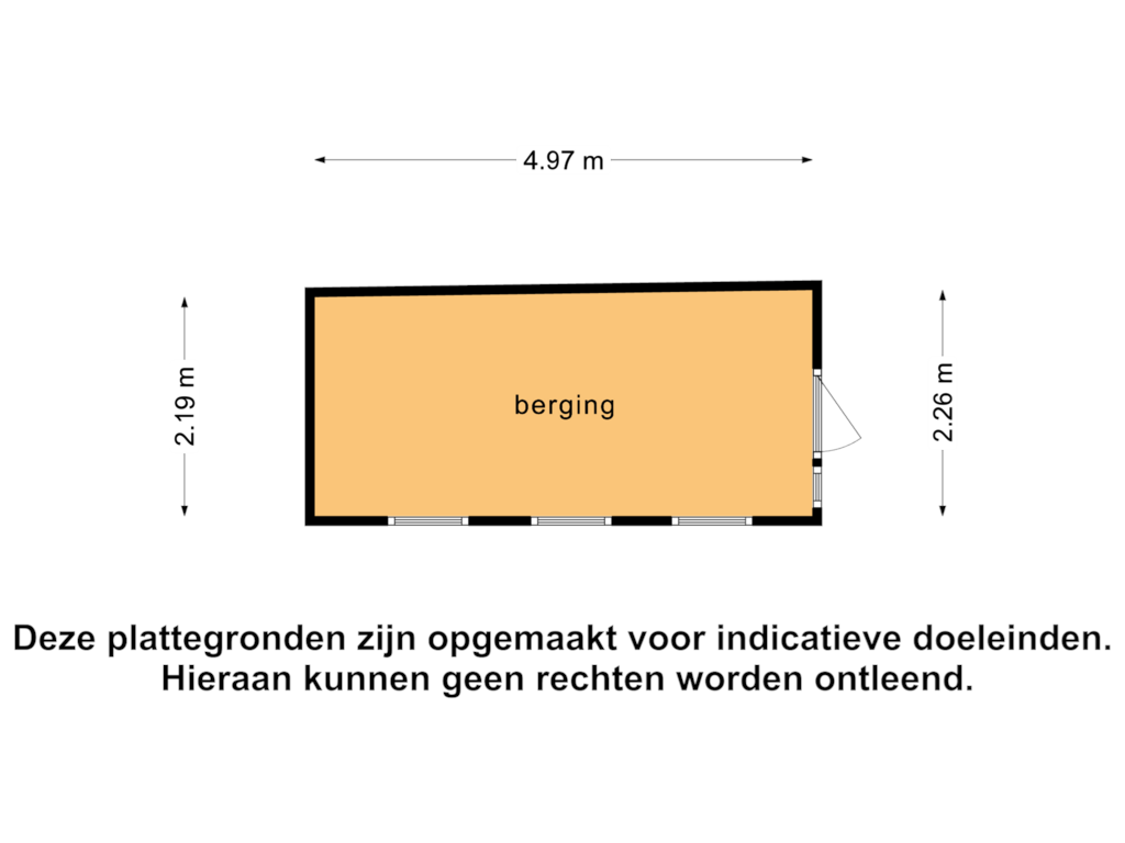 Bekijk plattegrond van Berging van St. Janstraat 14