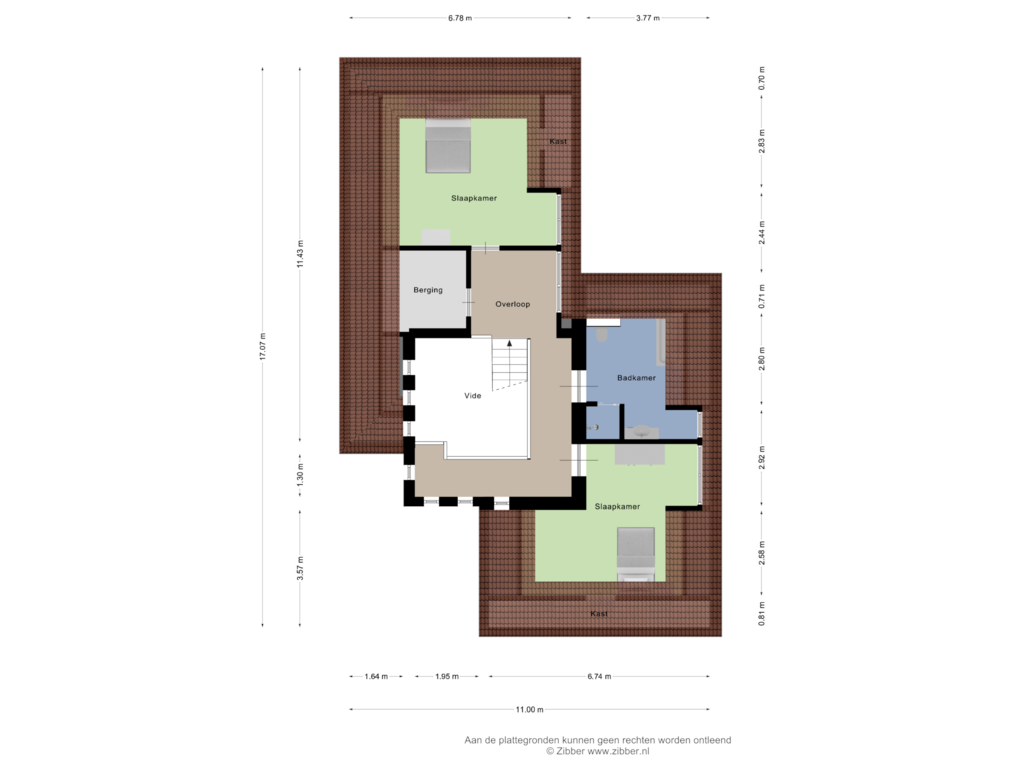 View floorplan of Eerste Verdieping of Rottumerooglaan 5