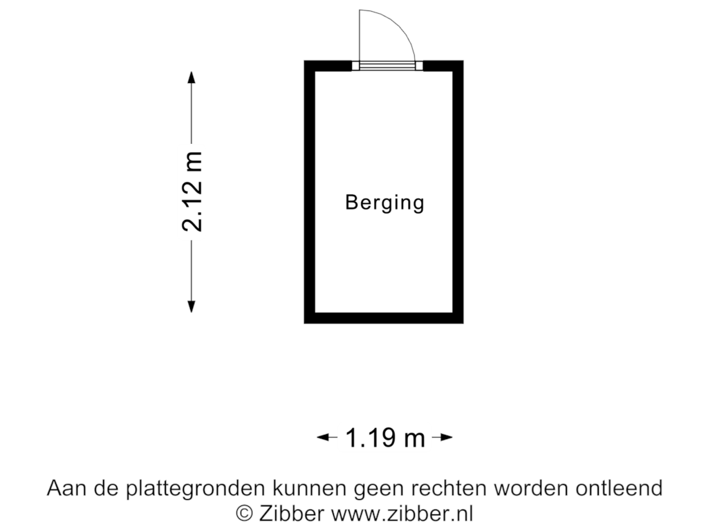 Bekijk plattegrond van Berging van Lisztgaarde 342