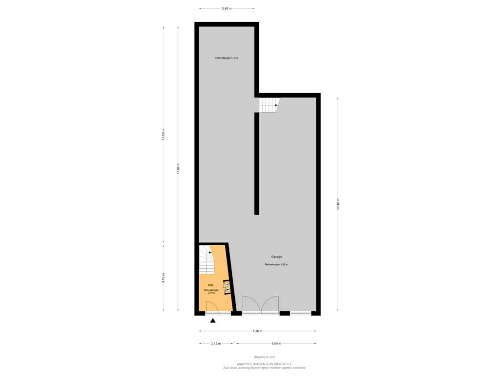 View floorplan of Begane Grond of Taankade 24