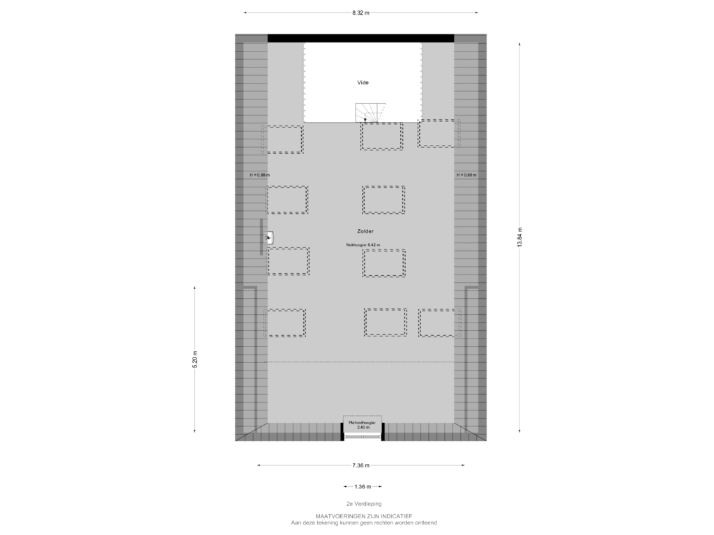 View floorplan of 2e Verdieping of Taankade 24