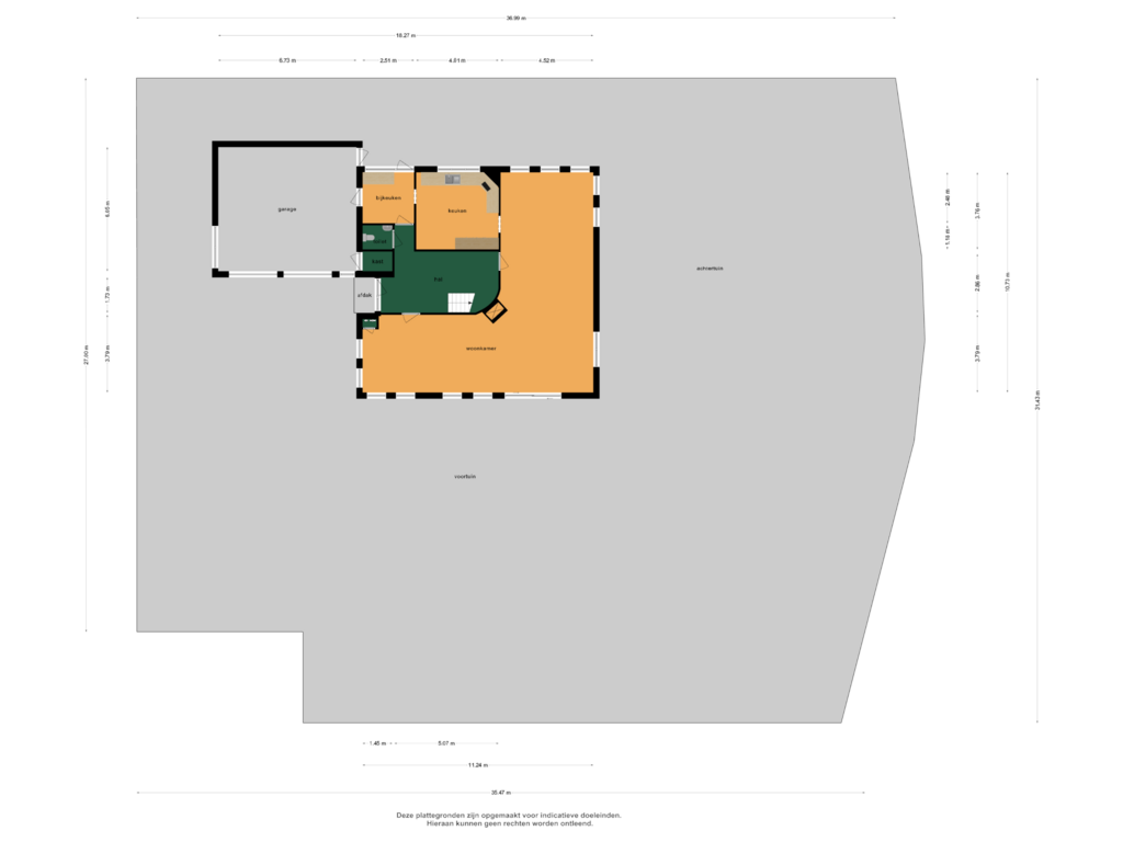 Bekijk plattegrond van Begane grond van Lijster 24