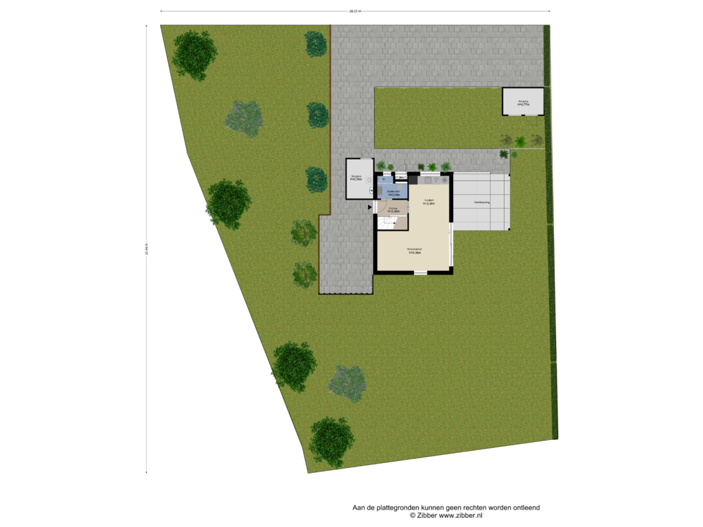 View floorplan of Begane grond _tuin of Noordzeepark-Doggersbank 15