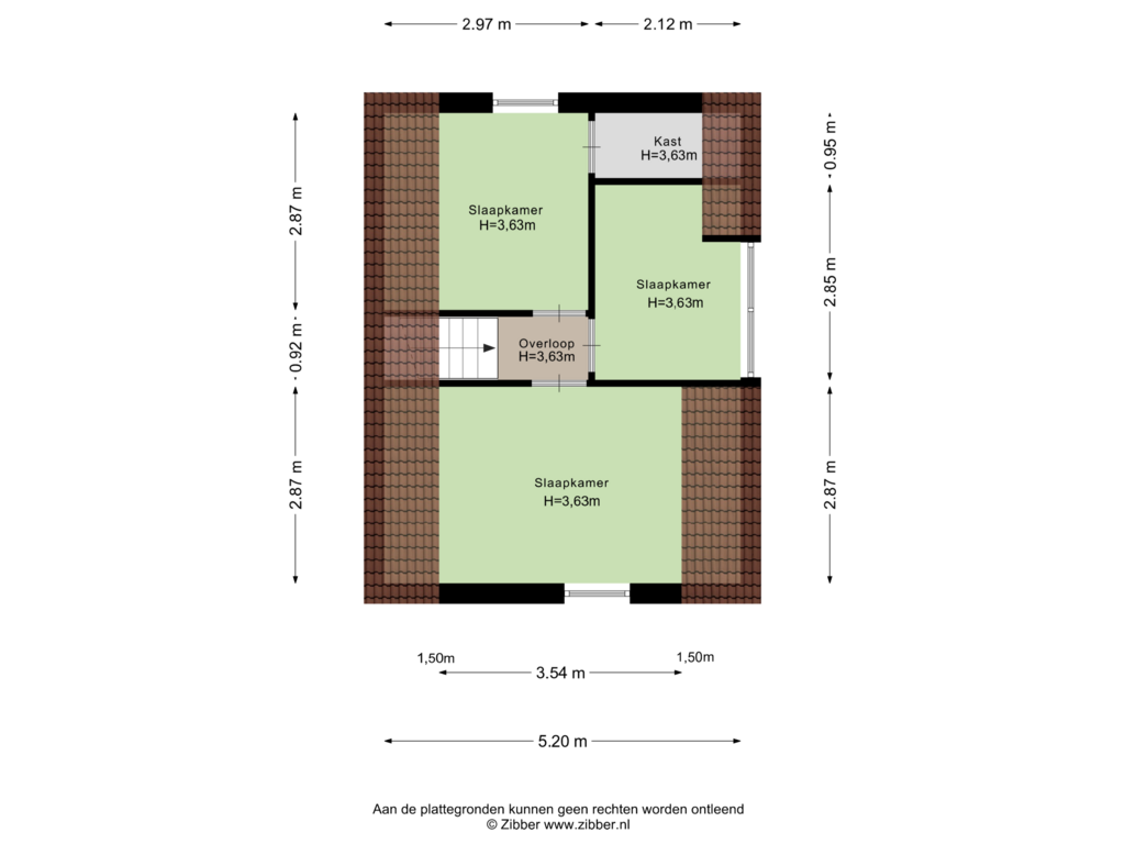 View floorplan of Eerste verdieping of Noordzeepark-Doggersbank 15