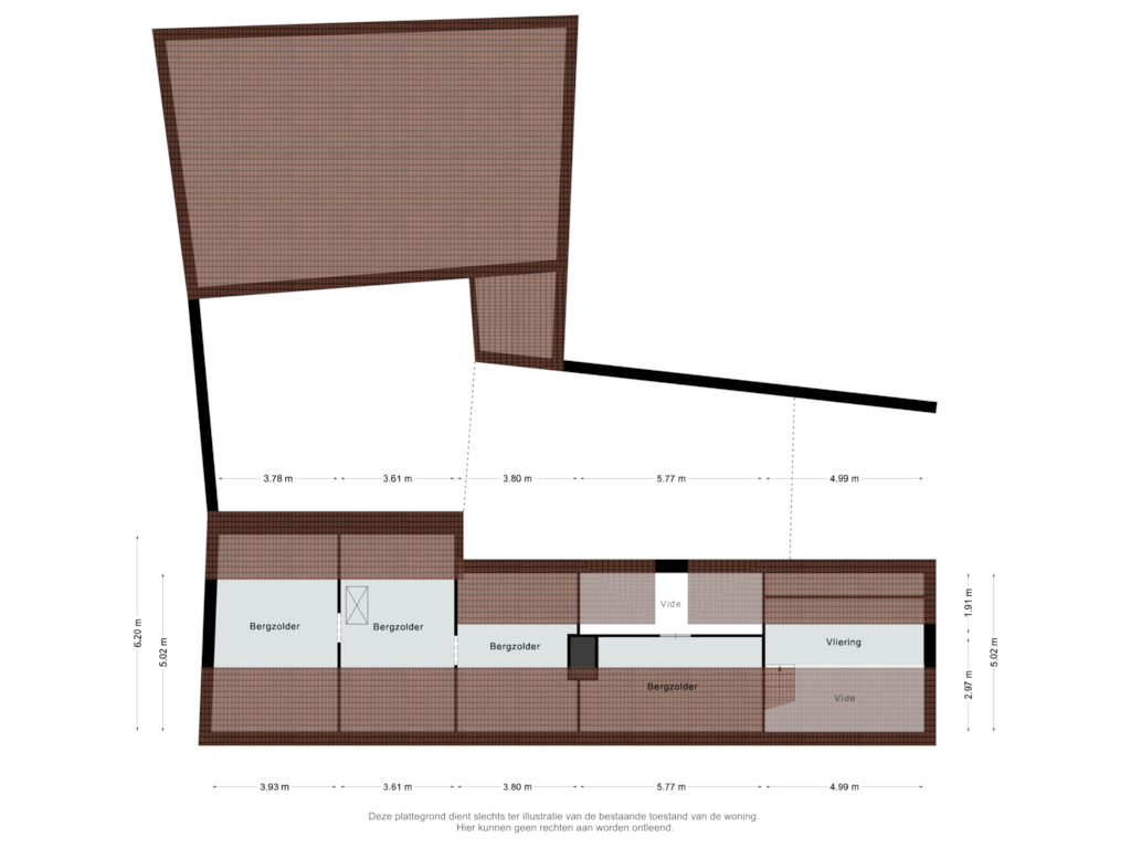 Bekijk plattegrond van Zolder van Aan de Kerk 1