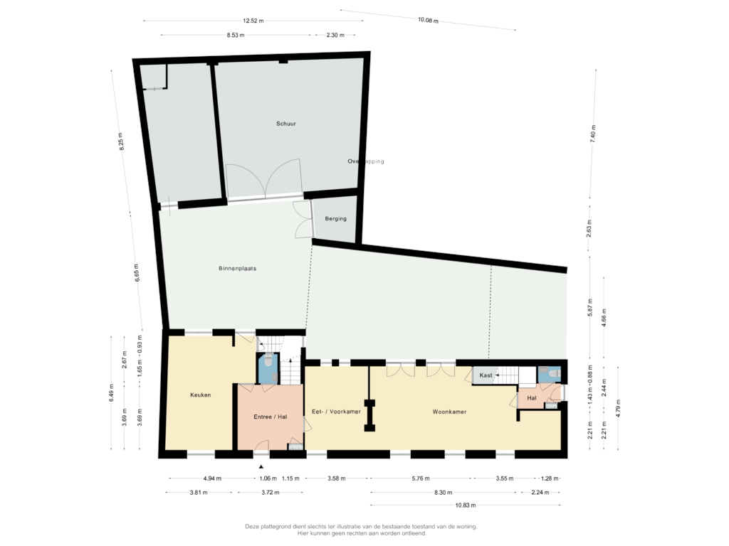 Bekijk plattegrond van Begane Grond (VARIANT) van Aan de Kerk 1