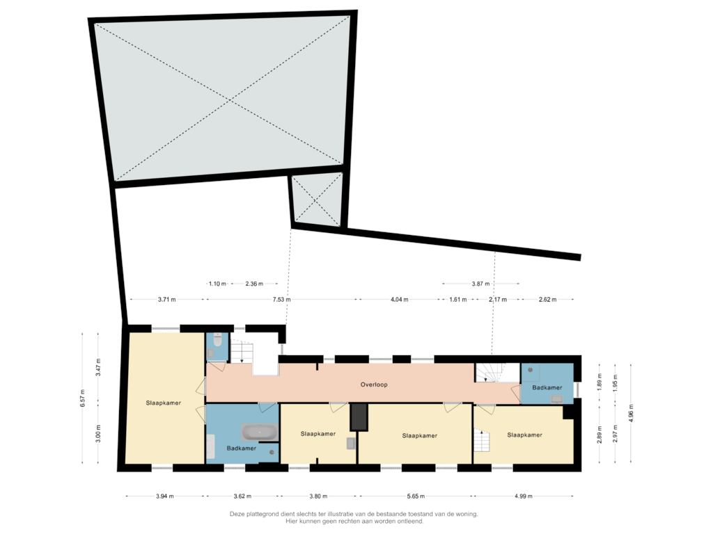 Bekijk plattegrond van Verdieping (VARIANT) van Aan de Kerk 1