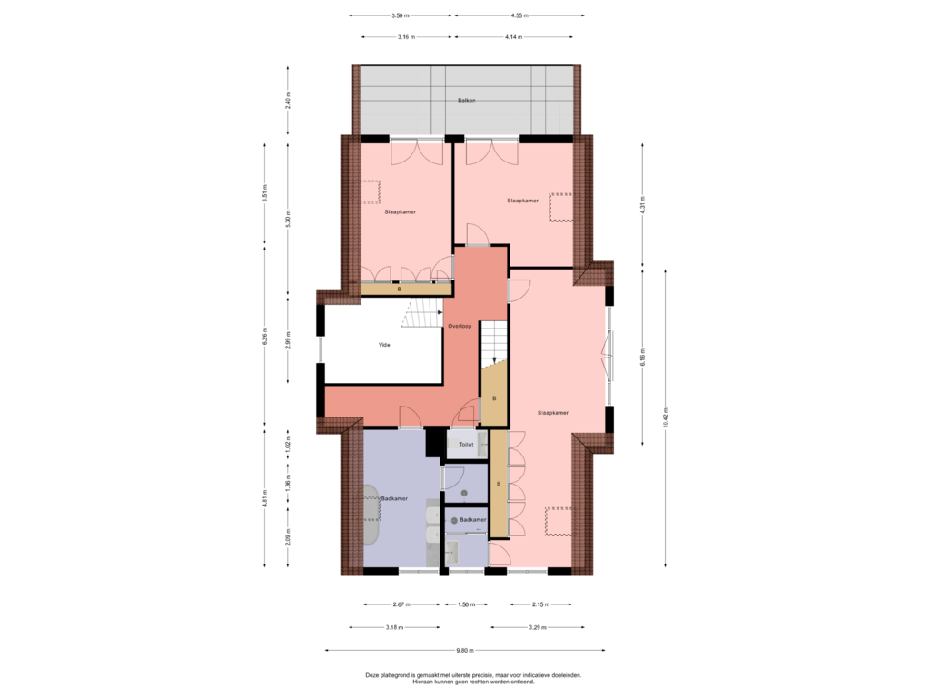 Bekijk plattegrond van 1e Verdieping van Vatropperweg 4