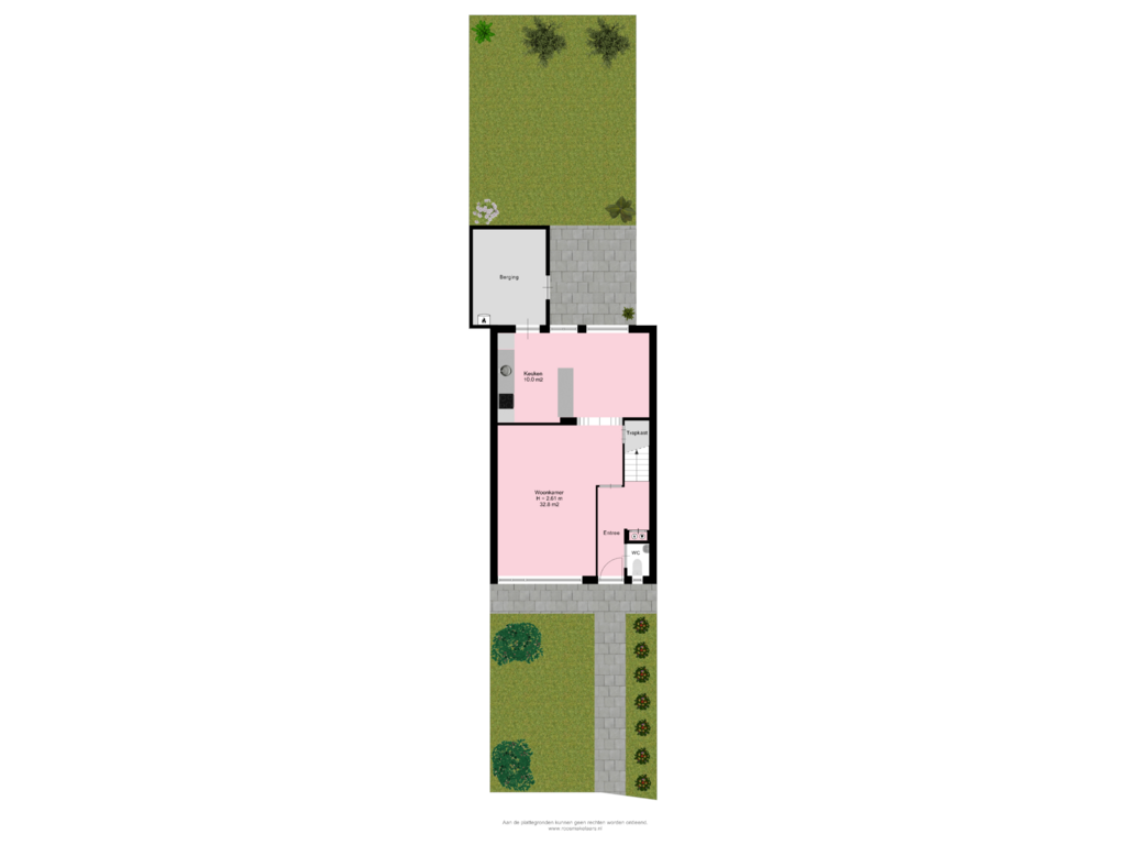 View floorplan of Begane Grond Met Tuin of Coert Lambertusstrjitte 11